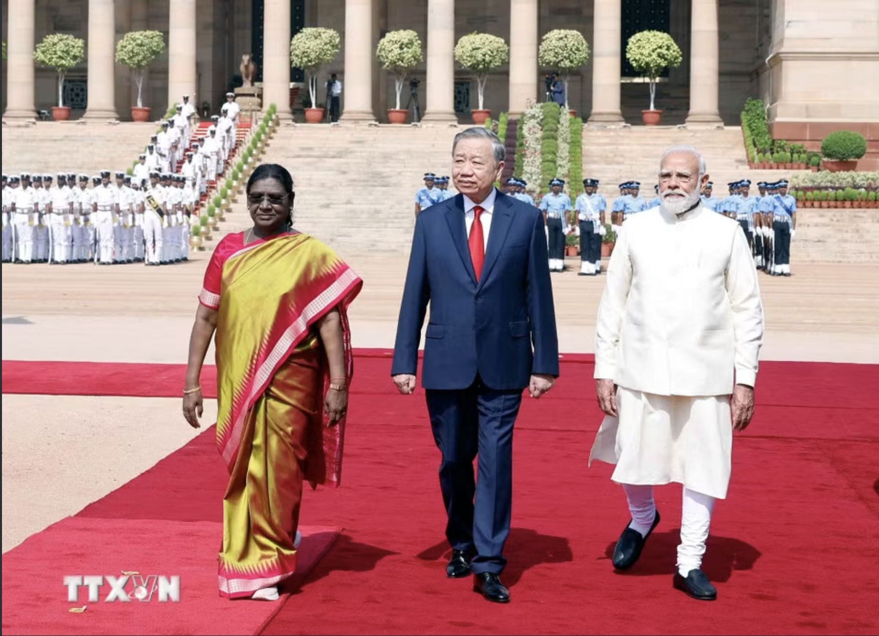 Hơn 60 văn kiện v&agrave; nhiều biệt lệ trong chuyến thăm Ấn Độ, Sri Lanka của Tổng B&iacute; thư, Chủ tịch nước T&ocirc; L&acirc;m - Ảnh 1.