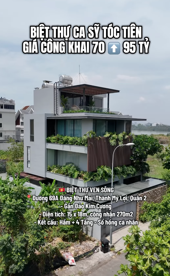 70 tỷ cho biệt thự 270m2 của T&oacute;c Ti&ecirc;n: Mức gi&aacute; g&acirc;y cho&aacute;ng đ&uacute;ng chuẩn "địa thế" khu đất thượng lưu ở TP.HCM- Ảnh 5.