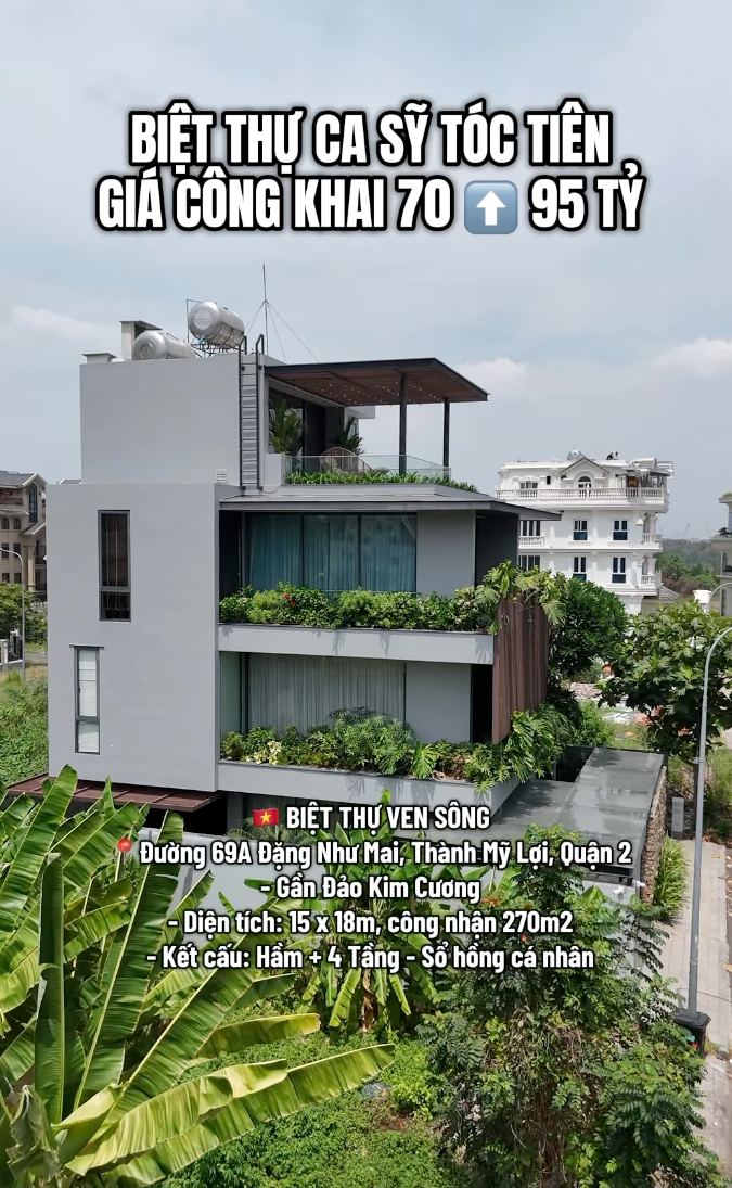 70 tỷ cho biệt thự 270m2 của T&oacute;c Ti&ecirc;n: Mức gi&aacute; g&acirc;y cho&aacute;ng đ&uacute;ng chuẩn "địa thế" khu đất thượng lưu ở TP.HCM- Ảnh 6.
