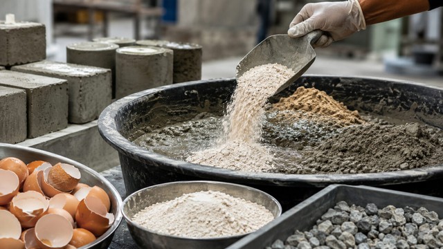 Phát hiện nhóm người có hành động kỳ lạ: Nghiền một loại 'rác' quen thuộc trong nhà bếp thành bột để trộn vào bê tông, mục tiêu phía sau mới đáng chú ý - Ảnh 2. Phát hiện nhóm người có hành động kỳ lạ: Nghiền một loại 'rác' quen thuộc trong nhà bếp thành bột để trộn vào bê tông, mục tiêu phía sau mới đáng chú ý - Ảnh 2.