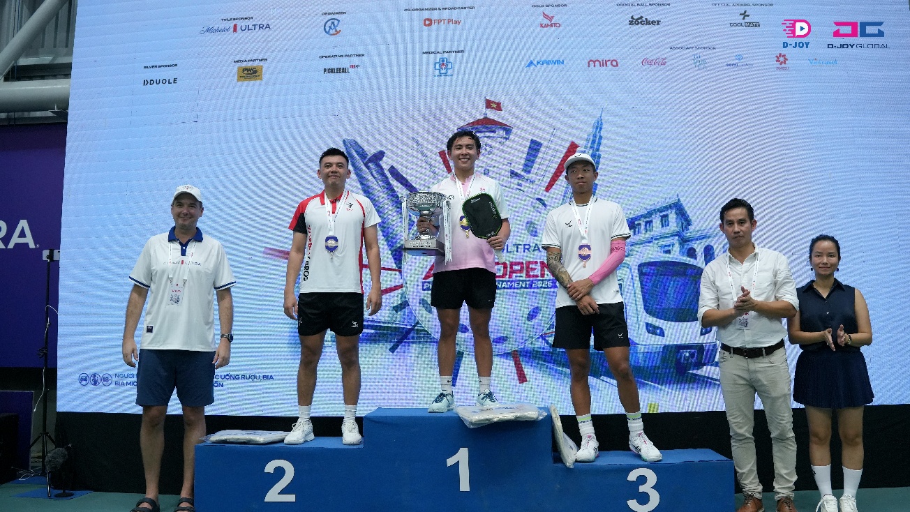 Hạ Quang Dương và Lý Hoàng Nam, Phúc Huỳnh khẳng định vị trí hàng đầu pickleball châu Á - Ảnh 1. Hạ Quang Dương và Lý Hoàng Nam, Phúc Huỳnh khẳng định vị trí hàng đầu pickleball châu Á - Ảnh 1.