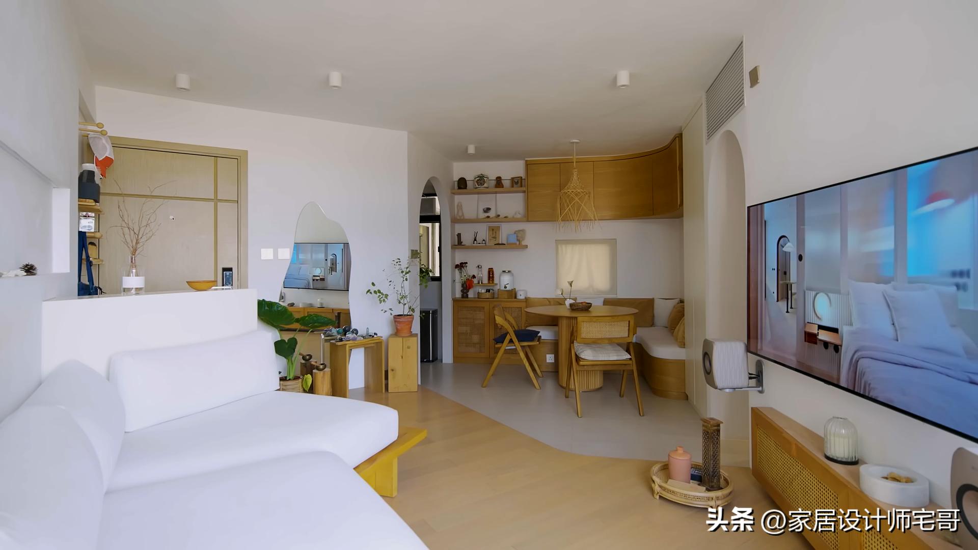 C&ocirc; g&aacute;i chưa từng học thiết kế biến căn hộ 48m&sup2; th&agrave;nh ng&ocirc;i nh&agrave; trong mơ: 2 ph&ograve;ng ngủ, b&agrave;n ăn 6 người v&agrave; b&iacute; quyết khiến ai xem cũng muốn học theo- Ảnh 13.