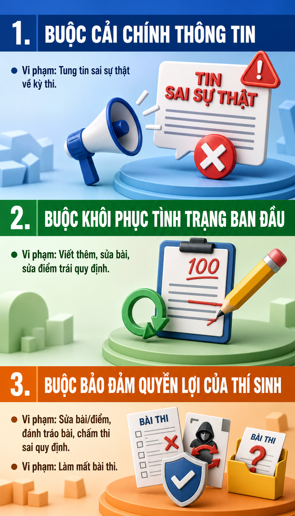 Tất cả học sinh đi thi chú ý quy định phạt tới 16 triệu đồng - Ảnh 2.