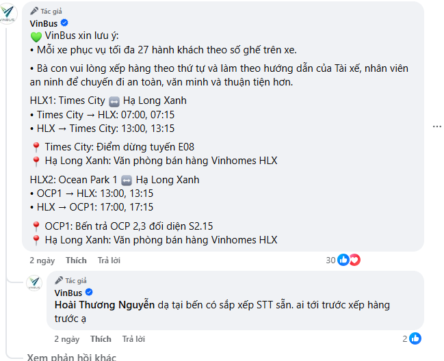 VinBus đưa thông báo quan trọng tới những ai muốn đi xe buýt miễn phí Hà Nội - Hạ Long - Ảnh 2.