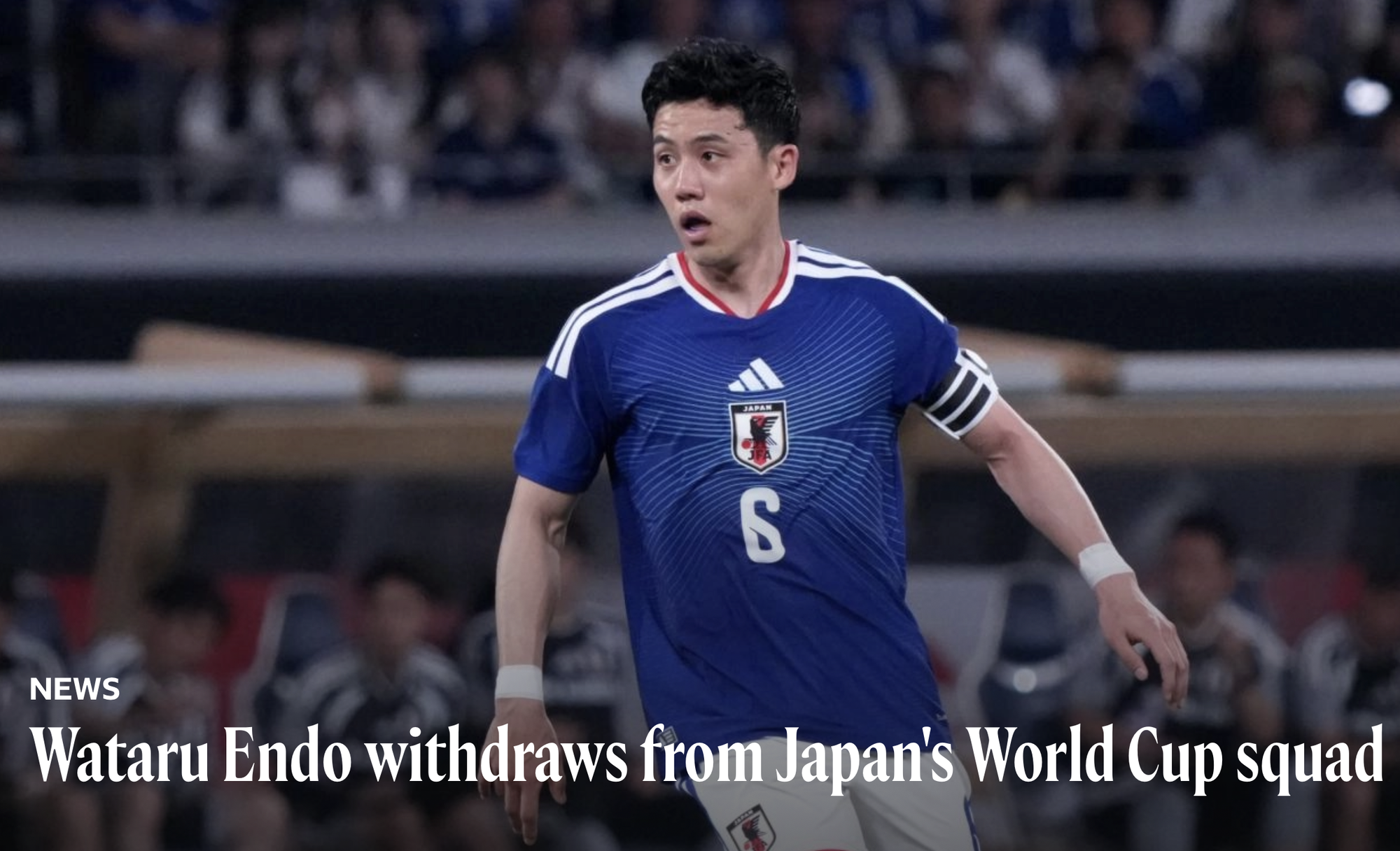 N&oacute;ng: Đội trưởng Nhật Bản bất ngờ r&uacute;t khỏi World Cup 2026, tuy&ecirc;n bố gi&atilde; từ đội tuyển - Ảnh 1.