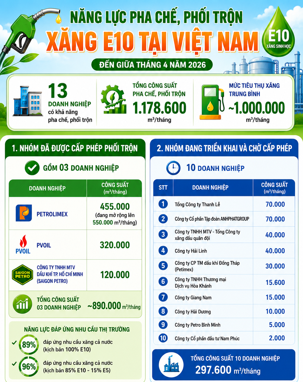 Xăng E10: Ai đang nắm 'át chủ bài' tại Việt Nam? - Ảnh 1.