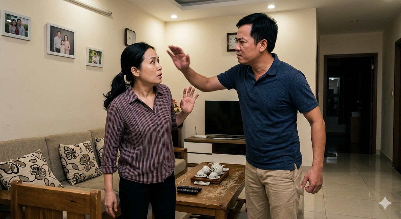 Tôi tát vợ vì cô ấy từ chối vay 200 triệu lo đám cưới cho em trai, nhưng sự im lặng sau đó khiến tôi mất ngủ nhiều đêm- Ảnh 1.