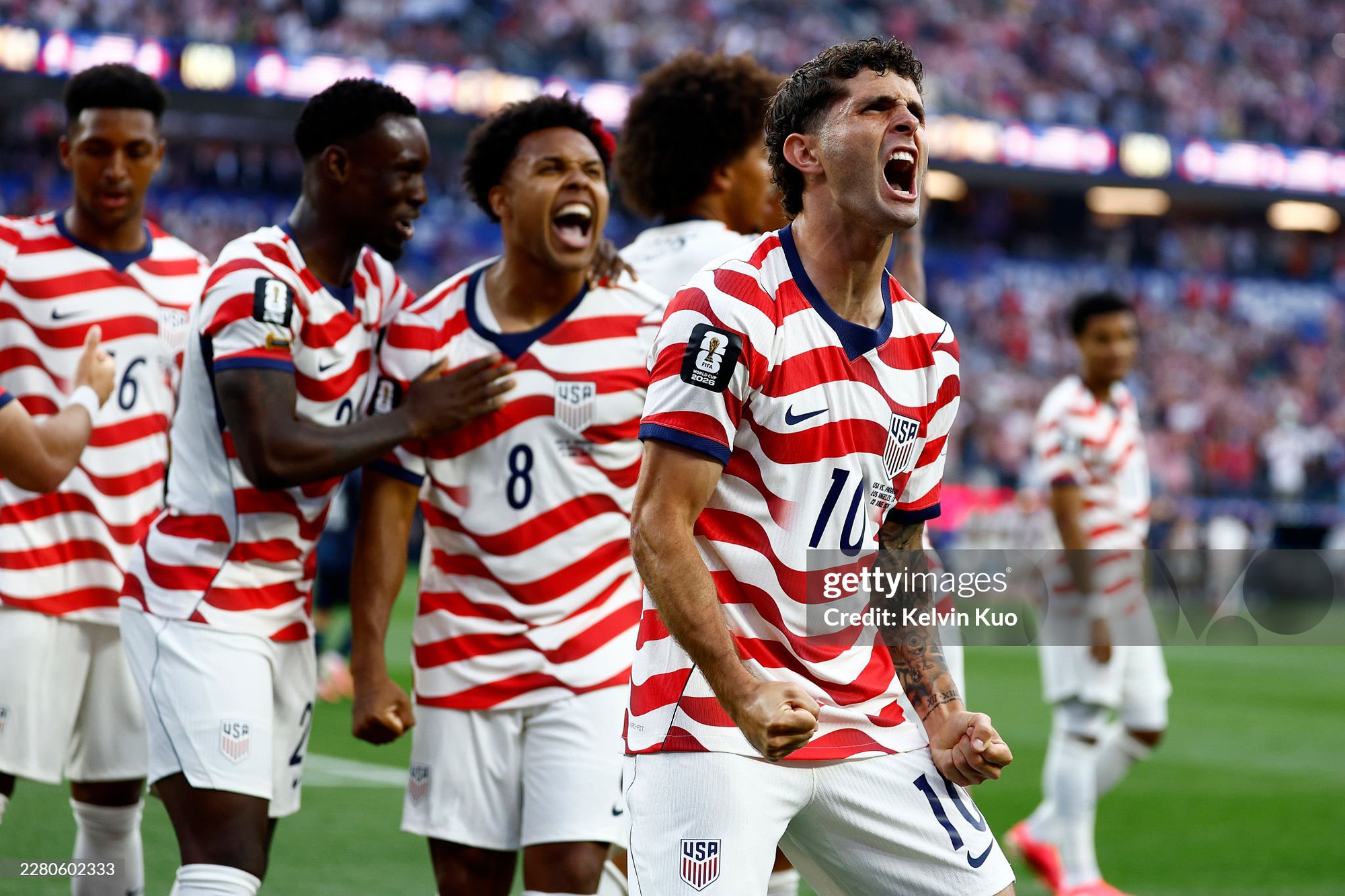 Bùng nổ với "mưa bàn thắng", đội tuyển Mỹ khởi đầu đầy mãn nhãn tại World Cup 2026 - Ảnh 1. Bùng nổ với "mưa bàn thắng", đội tuyển Mỹ khởi đầu đầy mãn nhãn tại World Cup 2026 - Ảnh 1.