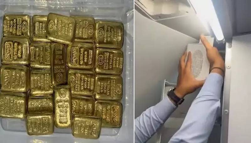 Ph&aacute;t hiện 24 thỏi v&agrave;ng nặng gần 3 kg, trị gi&aacute; gần 13 tỷ đồng giấu trong hộp loa th&ocirc;ng b&aacute;o tr&ecirc;n m&aacute;y bay - Ảnh 1.