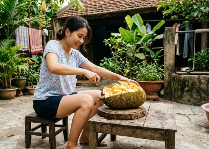C&aacute;ch bổ m&iacute;t kh&ocirc;ng d&iacute;nh nhựa v&agrave;o dao hiệu quả v&agrave; đơn giản - Ảnh 2.