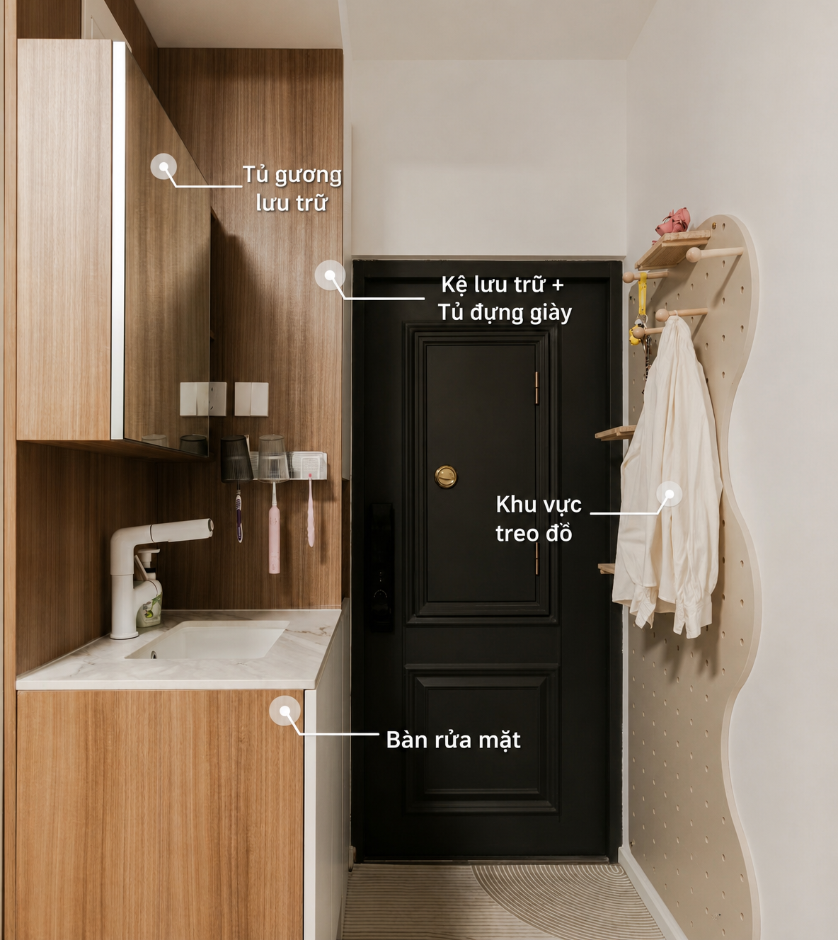Vợ tôi nhất quyết chuyển chậu rửa mặt ra ngoài phòng tắm, đến khi dọn vào ở mới thấy đây là quyết định sáng suốt nhất khi làm nhà - Ảnh 6.