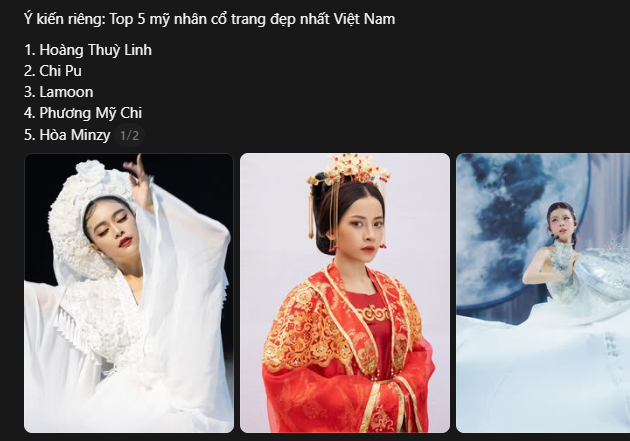 5 mỹ nh&acirc;n cổ trang đẹp nhất Việt Nam: Ho&agrave; Minzy g&acirc;y b&atilde;o quốc tế, Chi Pu x&eacute; truyện bước ra nhưng biểu tượng phải l&agrave; c&aacute;i t&ecirc;n n&agrave;y- Ảnh 1.