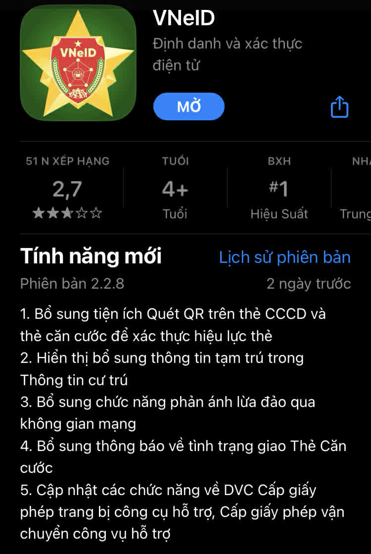VNeID phiên bản mới nhất có thay đổi quan trọng, tất cả người dân cần biết - Ảnh 1.