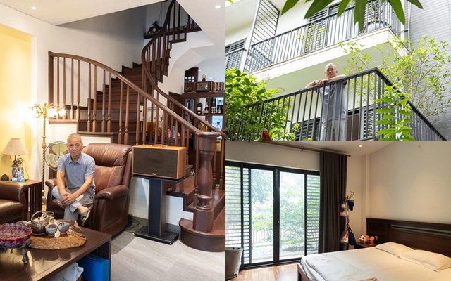 Cuộc sống của "đại gia ch&acirc;n đất" cưới ch&acirc;n d&agrave;i thi hoa hậu, ở nh&agrave; sang 4 tầng tr&ecirc;n đường Kim Giang - Ảnh 7.