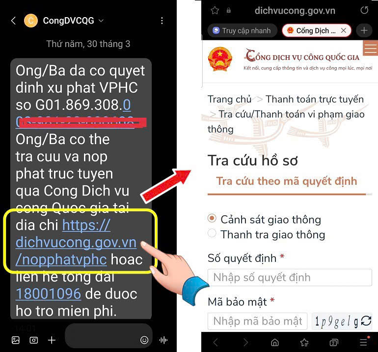 Công an Tây Ninh cảnh báo lừa đảo phạt nguội qua tin nhắn năm 2026 - Ảnh 1. Công an Tây Ninh cảnh báo lừa đảo phạt nguội qua tin nhắn năm 2026 - Ảnh 1.