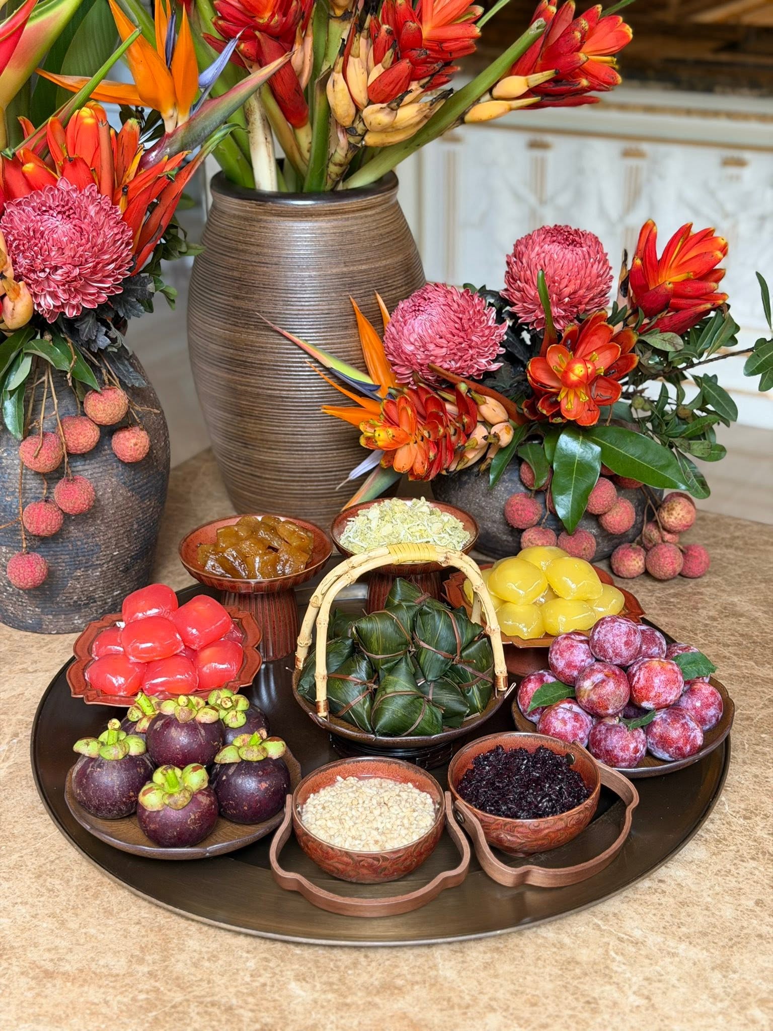 Hội phu nh&acirc;n h&agrave;o m&ocirc;n Vbiz mở đường đua b&agrave;y m&acirc;m cỗ Tết Đoan ngọ: Đỗ H&agrave;, Mai Ngọc vẫn phải xếp sau 1 người!- Ảnh 7.