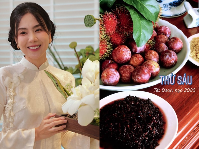 Hội phu nh&acirc;n h&agrave;o m&ocirc;n Vbiz mở đường đua b&agrave;y m&acirc;m cỗ Tết Đoan ngọ: Đỗ H&agrave;, Mai Ngọc vẫn phải xếp sau 1 người!- Ảnh 2.