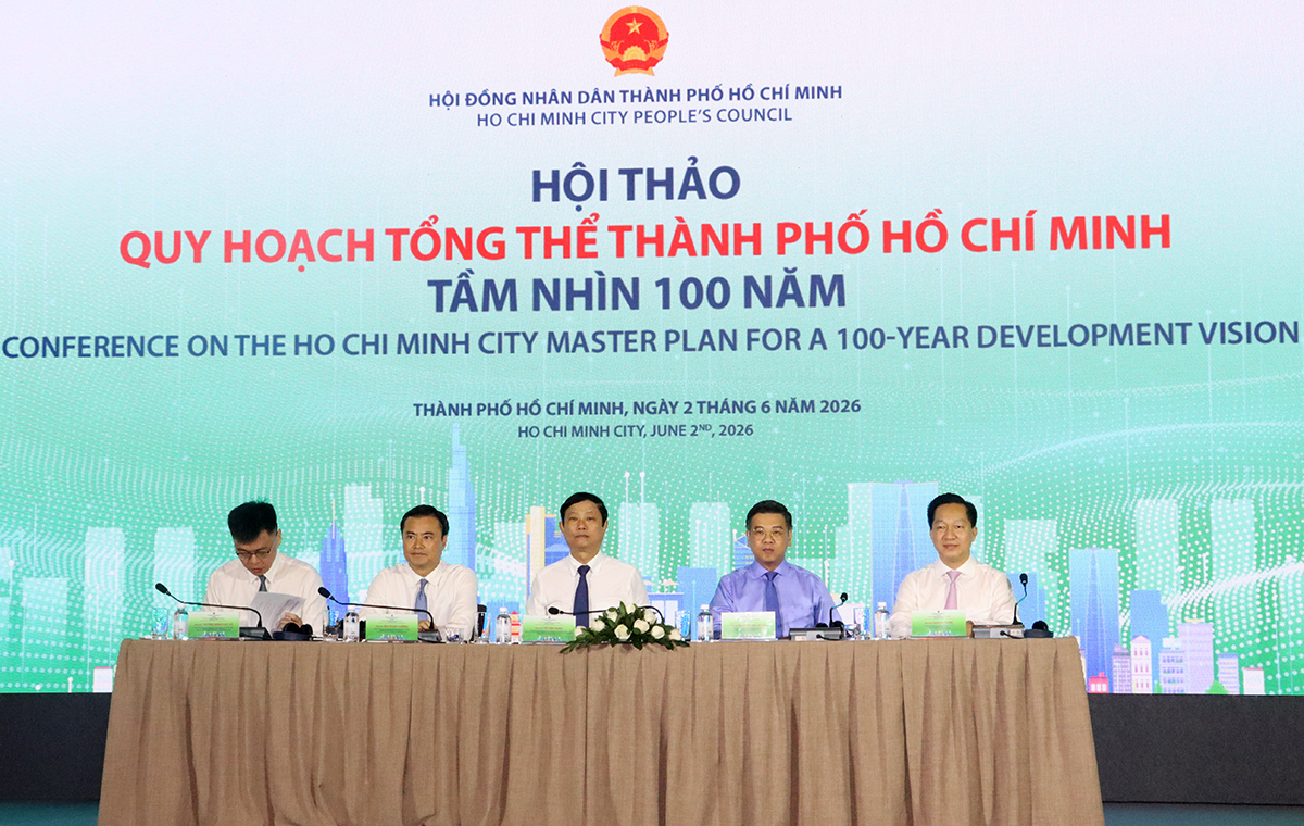 Quy hoạch TP . HCM 2026: Tầm nh&igrave;n si&ecirc;u đ&ocirc; thị bền vững cho 100 năm tới - Ảnh 1.