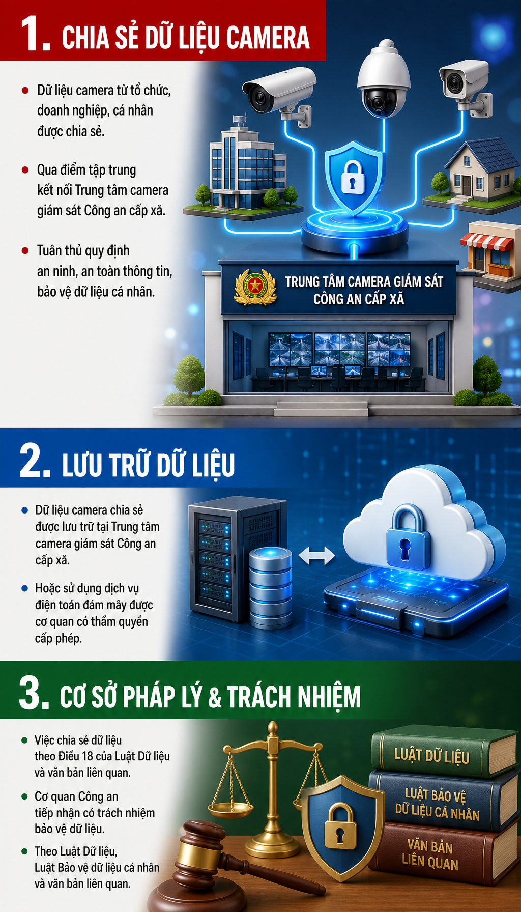 Bộ C&ocirc;ng an n&oacute;i g&igrave; về quyết định chia sẻ dữ liệu camera an ninh c&aacute; nh&acirc;n, doanh nghiệp cho c&ocirc;ng an x&atilde;? - Ảnh 2.