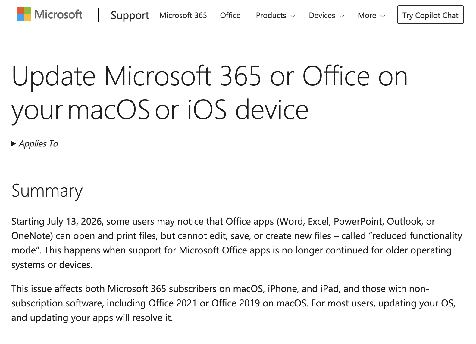 Người d&ugrave;ng Office 2019 cho Mac sẽ kh&ocirc;ng c&ograve;n khả năng chỉnh sửa t&agrave;i liệu từ 2026 - Ảnh 2.