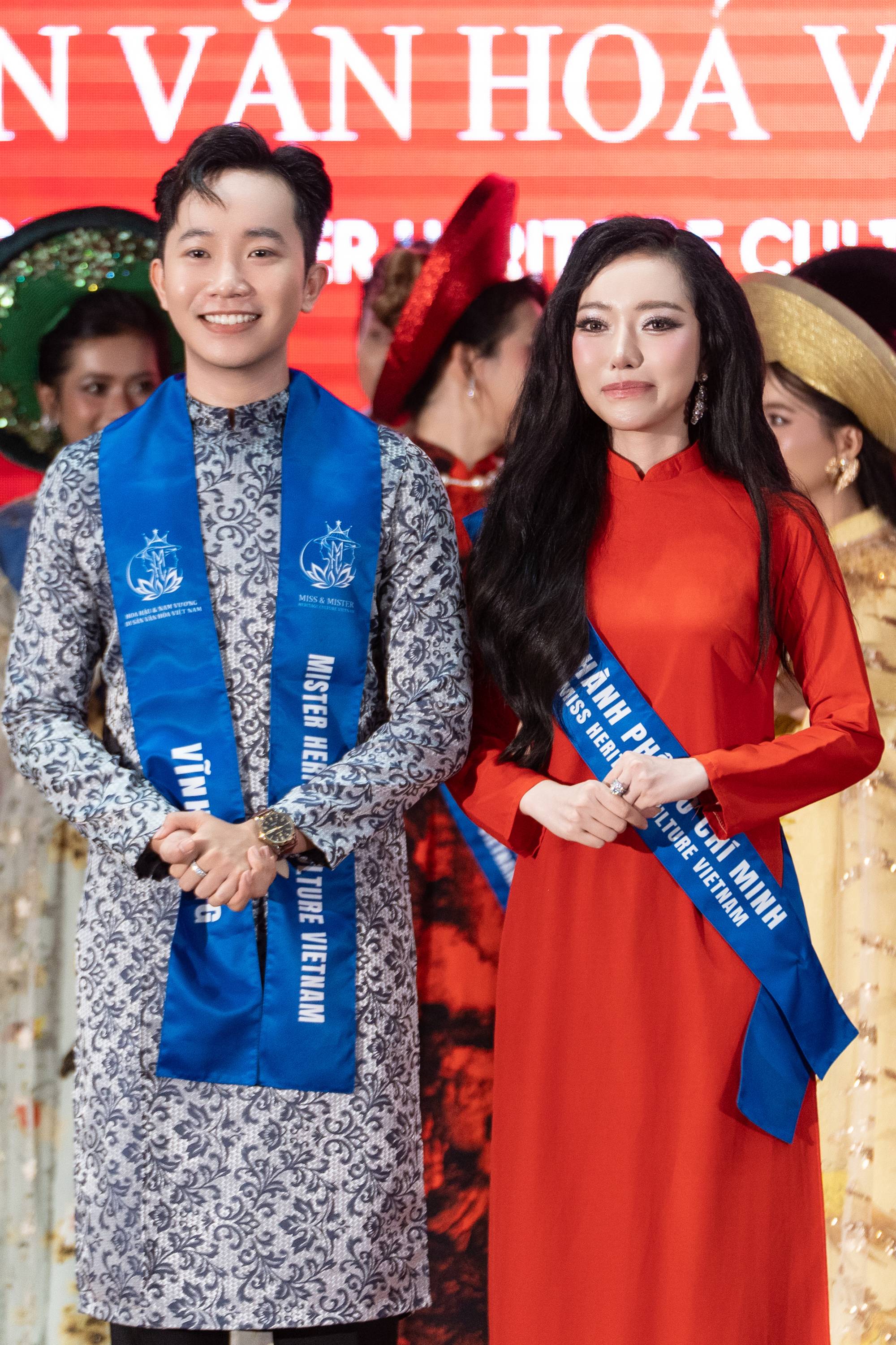 Trí Trung, Đan Tâm đăng quang Hoa hậu và Nam vương Di sản Văn hoá Việt Nam 2026 - Ảnh 4. Trí Trung, Đan Tâm đăng quang Hoa hậu và Nam vương Di sản Văn hoá Việt Nam 2026 - Ảnh 4.