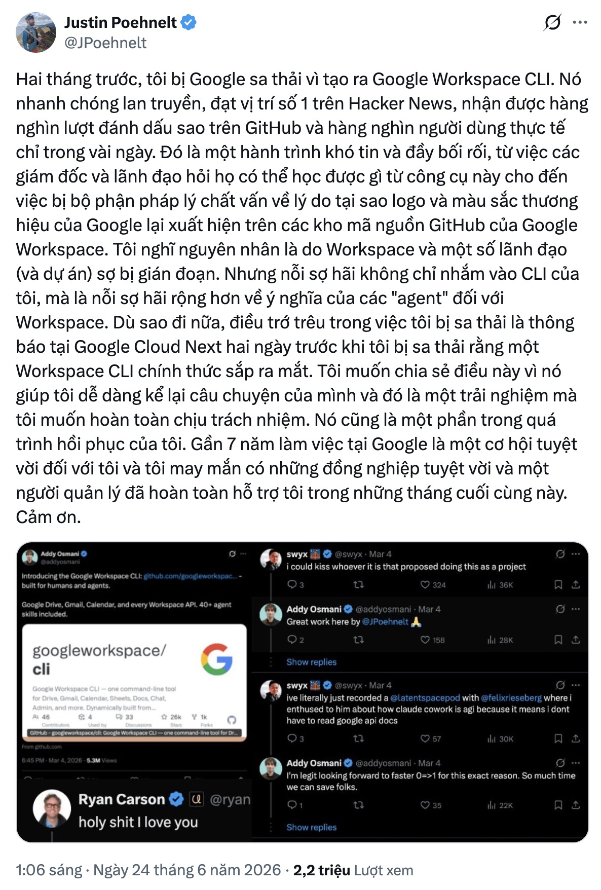 Nhân viên Google phát triển công cụ AI Gmail độc đáo trước khi bị sa thải - Ảnh 1.