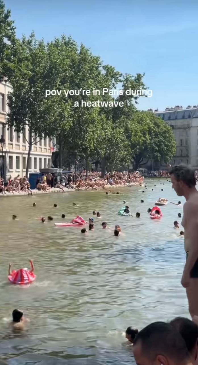 Dân Paris tìm cách giải nhiệt giữa cái nóng 42 độ C, điều hòa ở Việt Nam “ qúy như vàng ” - Ảnh 5.