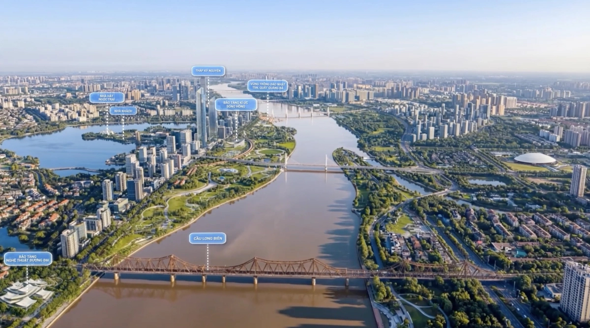 Quy hoạch th&agrave;nh phố b&ecirc;n s&ocirc;ng Hồng v&agrave; những th&aacute;ch thức an to&agrave;n 2026 - Ảnh 6.