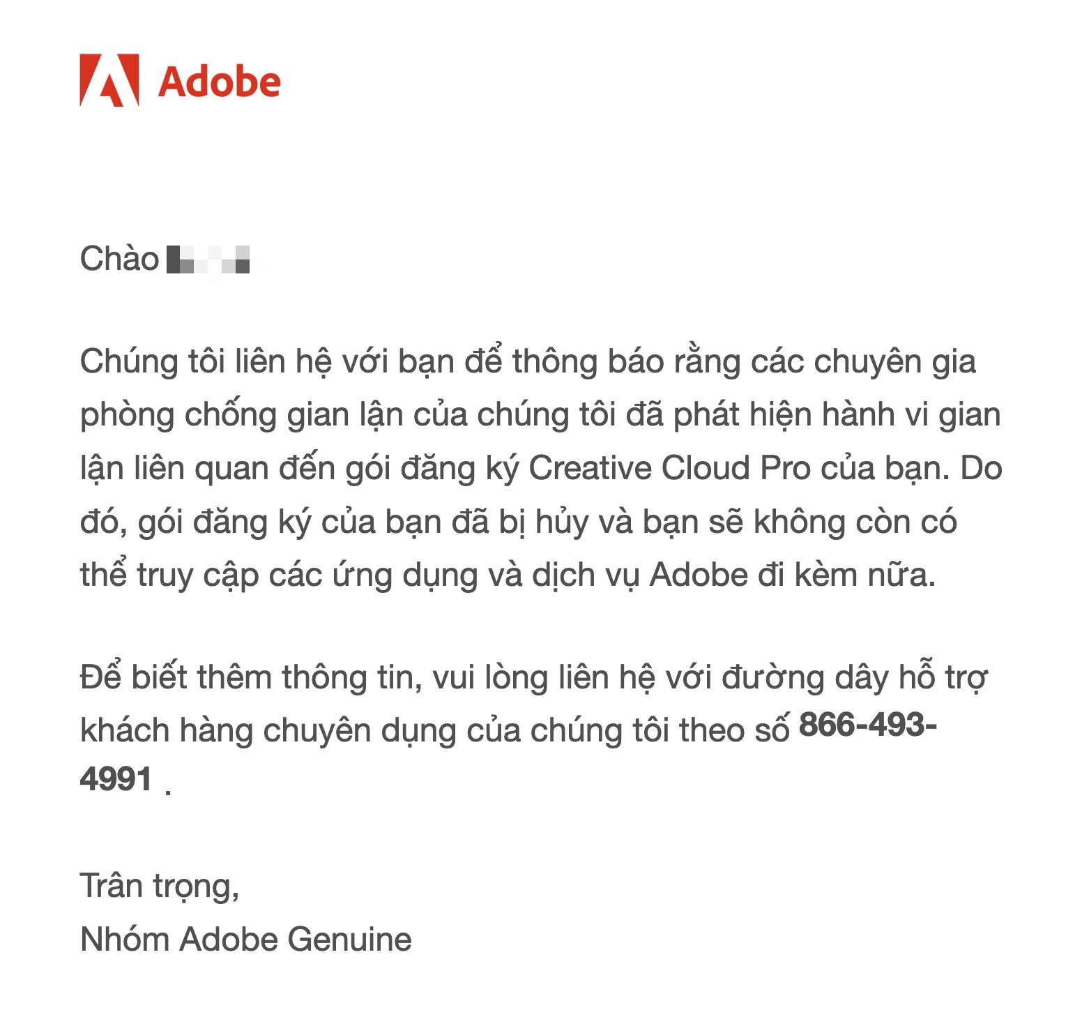 T&agrave;i khoản Adobe bị kh&oacute;a: Người d&ugrave;ng Việt gặp rắc rối với h&agrave;nh vi gian lận - Ảnh 1.