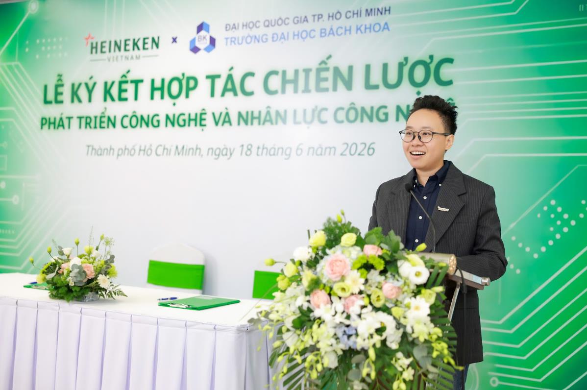 HEINEKEN Việt Nam hợp t&aacute;c chiến lược c&ugrave;ng Đại học B&aacute;ch khoa Tp. Hồ Ch&iacute; Minh - Ảnh 1.