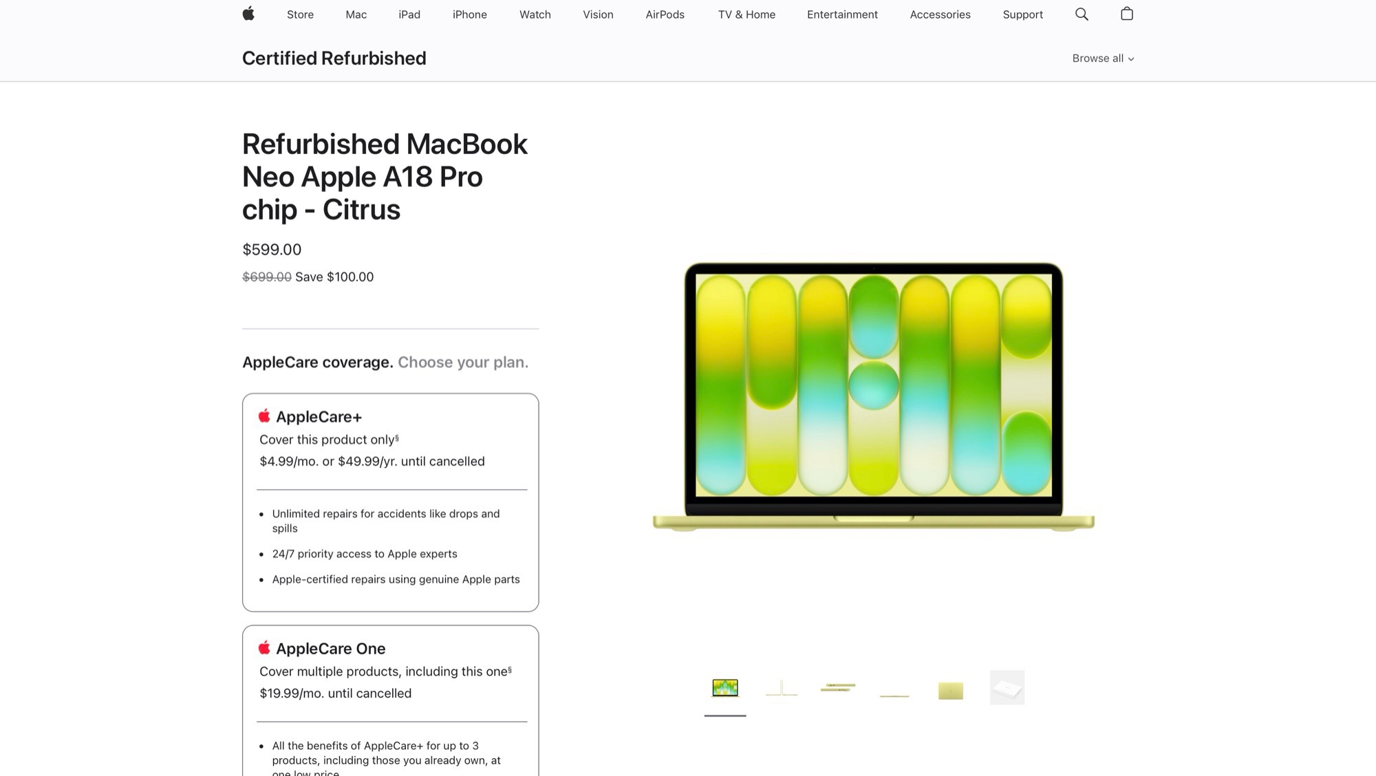 Apple b&aacute;n MacBook Neo refurbished gi&aacute; tốt hơn sau đợt tăng gi&aacute; th&aacute;ng 6 năm 2026 - Ảnh 1.