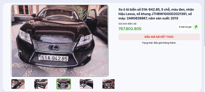 Hạ gi&aacute; d&agrave;n xe si&ecirc;u sang của b&agrave; Trương Mỹ Lan để đấu gi&aacute; lại - Ảnh 2.