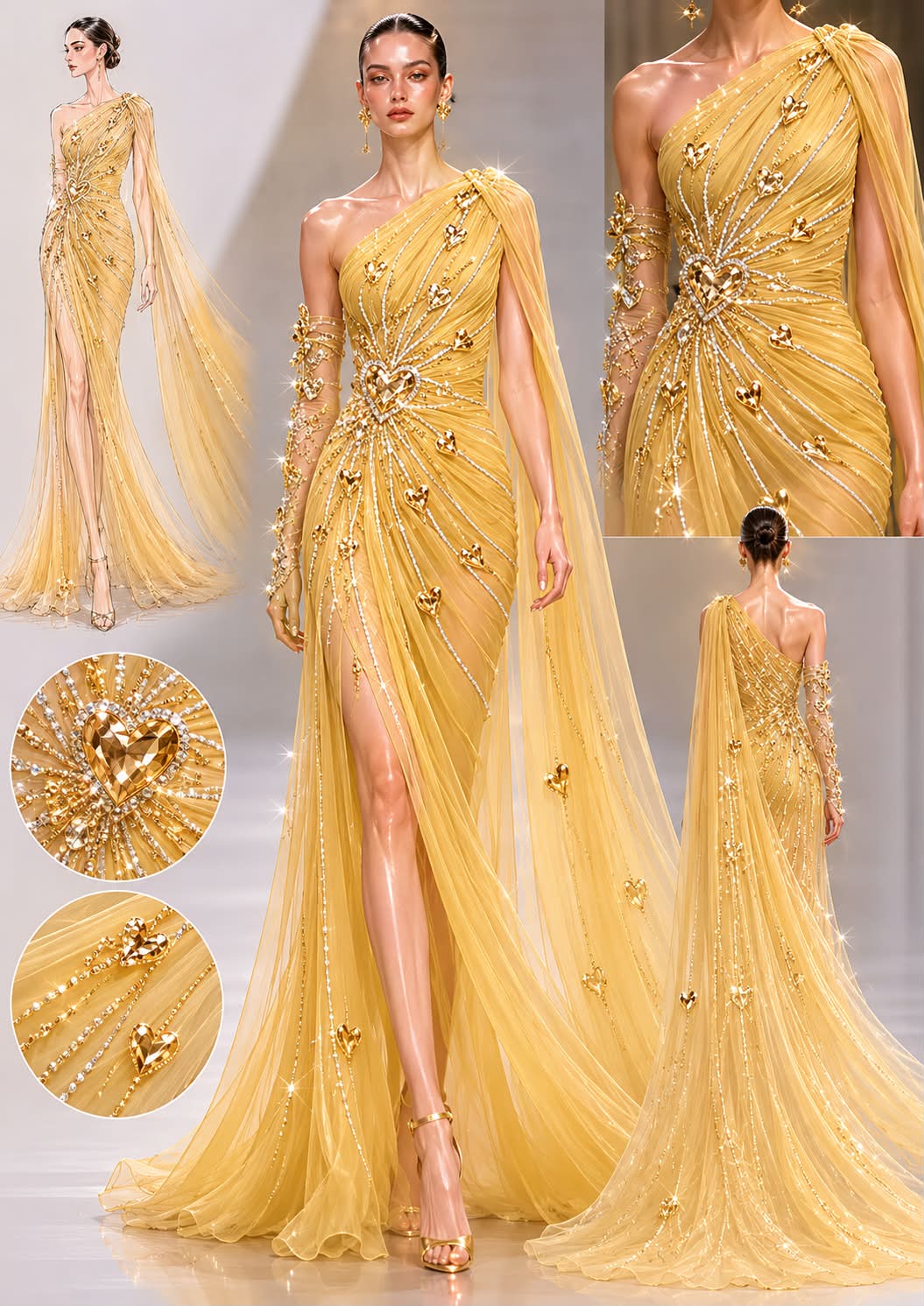 NTK Thảo Nguyễn mang "tr&aacute;i tim v&agrave;ng" l&ecirc;n s&agrave;n diễn Vietnam International Fashion Week 2026 - Ảnh 2.
