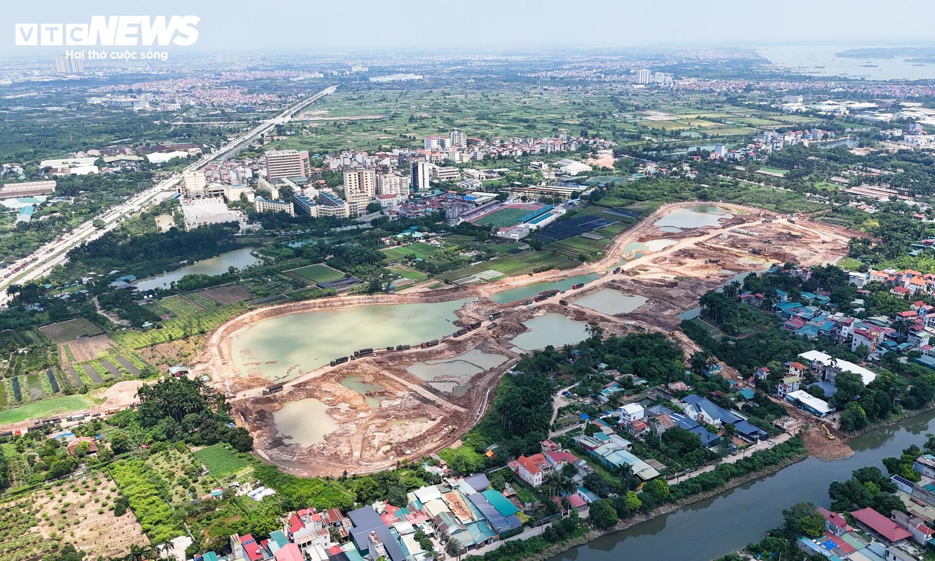 Hồ điều h&ograve;a H&agrave; Nội ho&agrave;n th&agrave;nh trước m&ugrave;a mưa 2026 gi&uacute;p giảm ngập &uacute;ng - Ảnh 16.