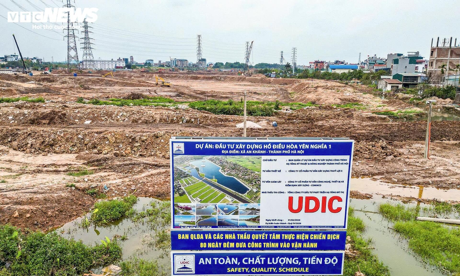 Hồ điều h&ograve;a H&agrave; Nội ho&agrave;n th&agrave;nh trước m&ugrave;a mưa 2026 gi&uacute;p giảm ngập &uacute;ng - Ảnh 12.