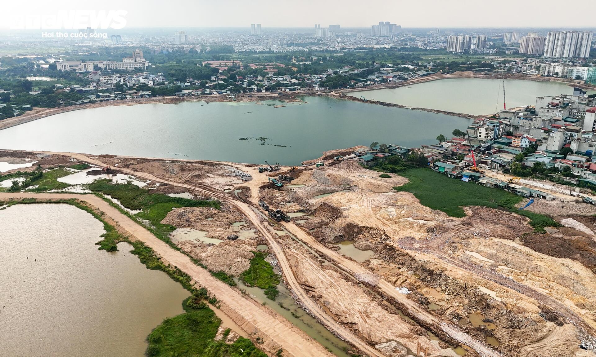 Hồ điều h&ograve;a H&agrave; Nội ho&agrave;n th&agrave;nh trước m&ugrave;a mưa 2026 gi&uacute;p giảm ngập &uacute;ng - Ảnh 10.