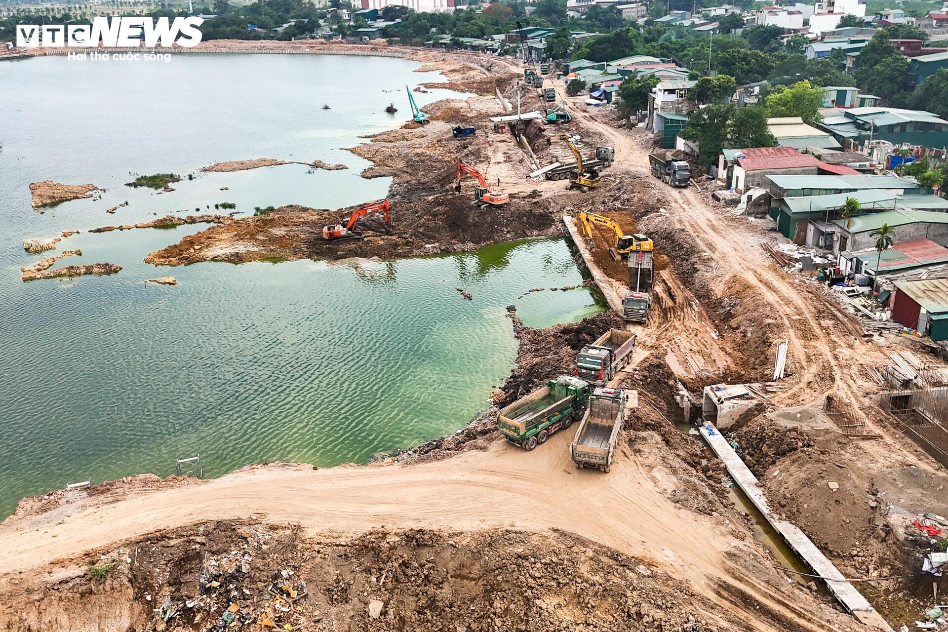 Hồ điều h&ograve;a H&agrave; Nội ho&agrave;n th&agrave;nh trước m&ugrave;a mưa 2026 gi&uacute;p giảm ngập &uacute;ng - Ảnh 11.