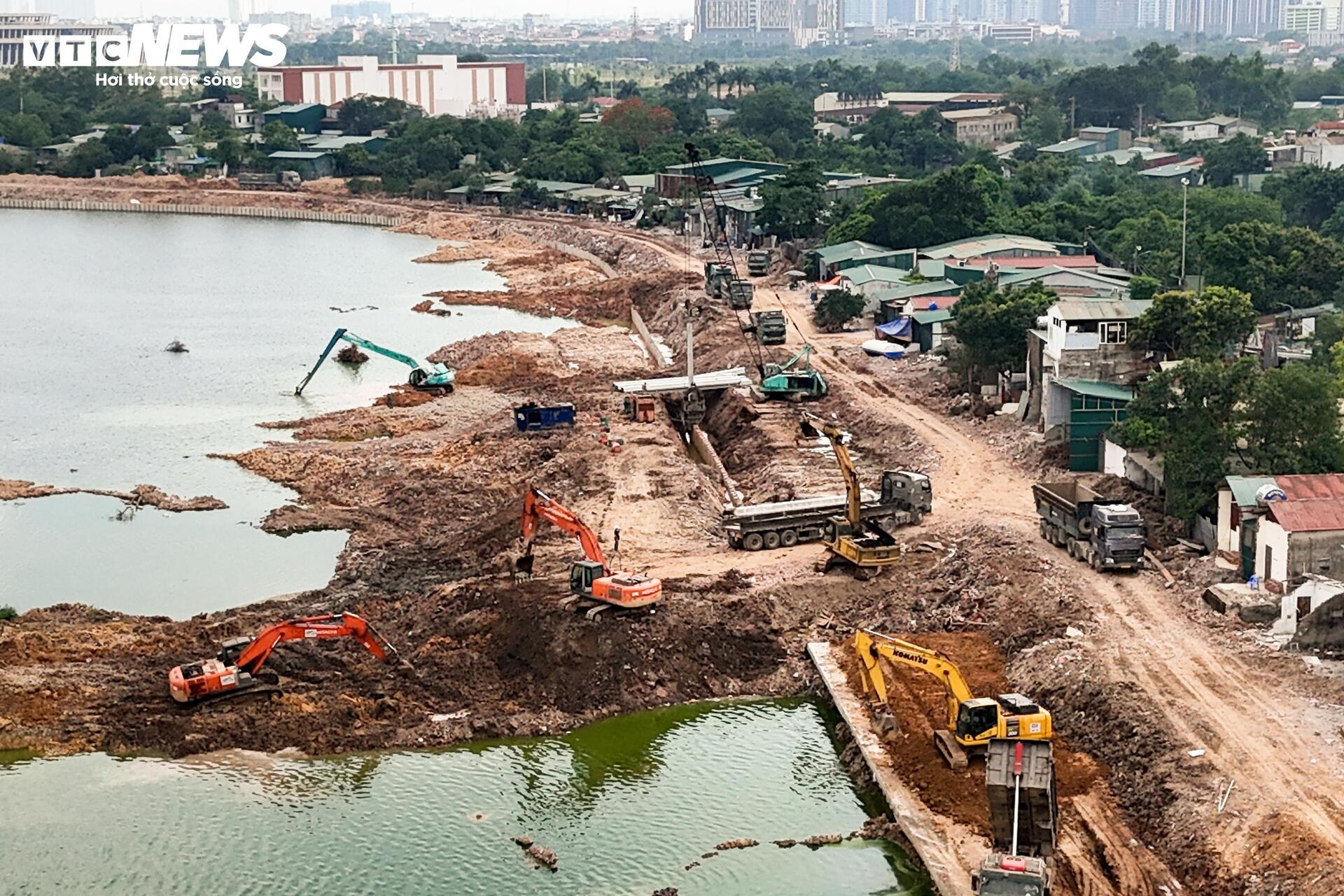 Hồ điều h&ograve;a H&agrave; Nội ho&agrave;n th&agrave;nh trước m&ugrave;a mưa 2026 gi&uacute;p giảm ngập &uacute;ng - Ảnh 3.