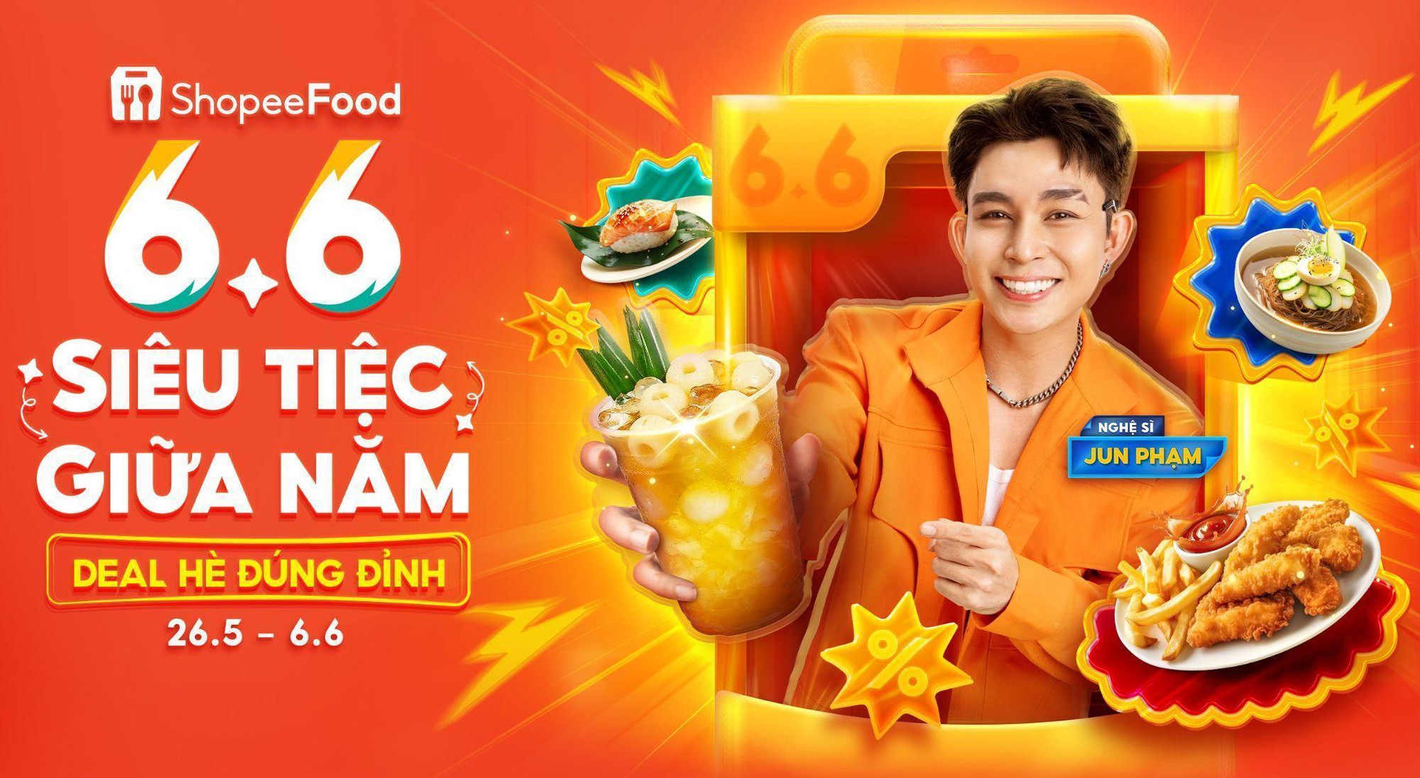 Đập tan cơn n&oacute;ng ng&agrave;y h&egrave; bằng tuyệt chi&ecirc;u &ldquo;hạ nhiệt&rdquo; từ ShopeeFood 6/6 - Ảnh 1.