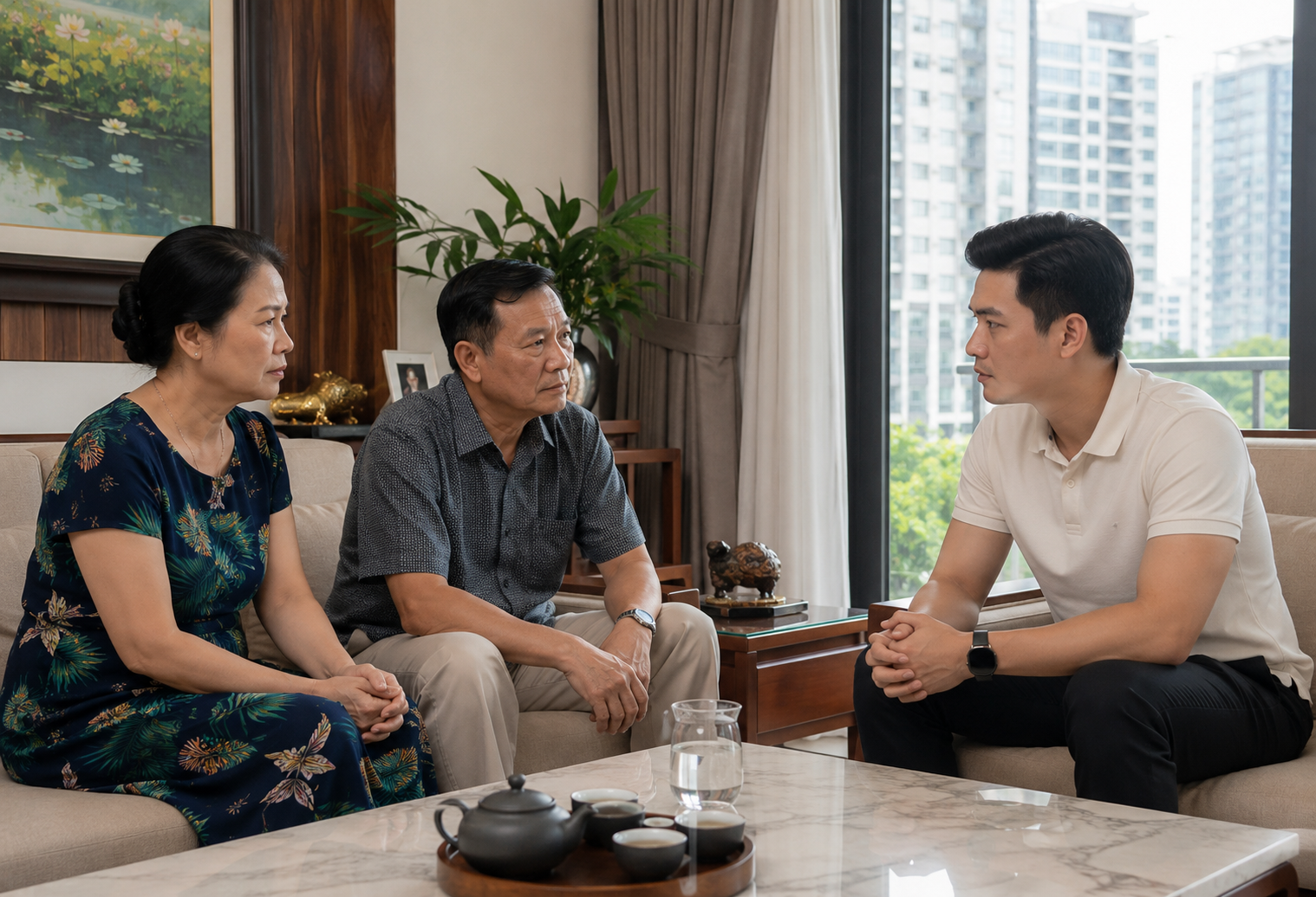 Con rể muốn ly hôn, biết lý do bố mẹ vợ xấu hổ vì cả 3 cô con gái của mình - Ảnh 1.