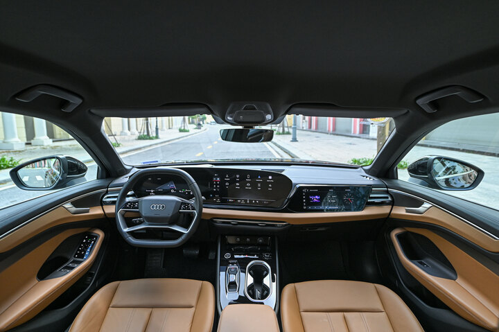 Cận cảnh Audi A6 S Line 2026: Đột ph&aacute; c&ocirc;ng nghệ hiển thị v&agrave; kh&ocirc;ng gian số h&oacute;a - Ảnh 6.
