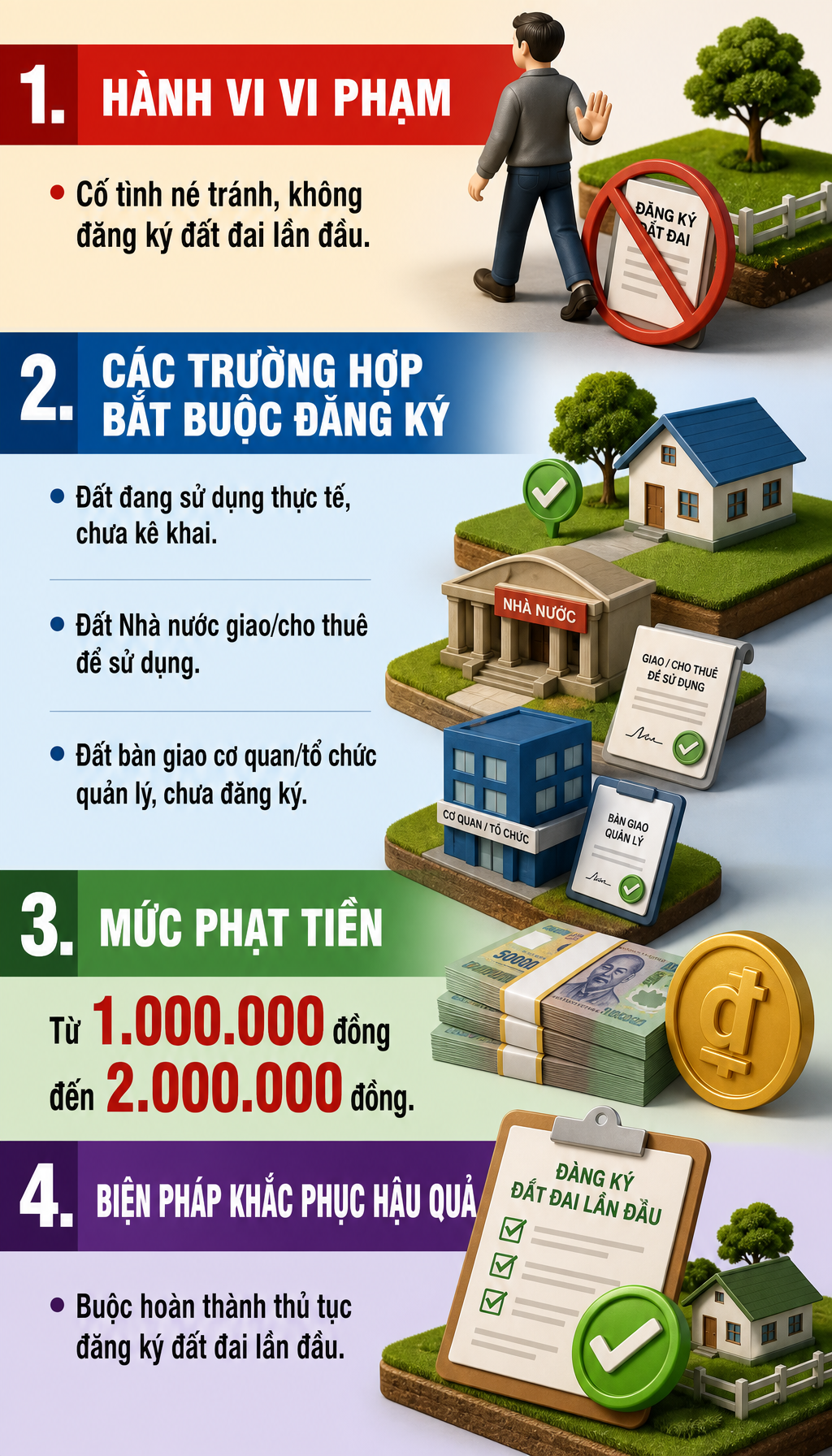 Tất cả người d&acirc;n c&oacute; sổ đỏ ch&uacute; &yacute; quy định phạt tới 100 triệu đồng - Ảnh 1.