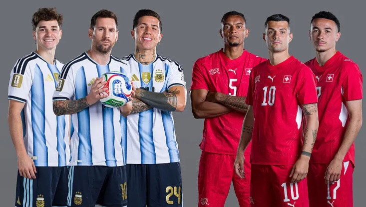 DIỄN BIẾN Argentina 1-0 Thụy Sĩ: Messi lại kiến tạo, Thụy Sĩ gặp vô vàn khó khăn - Ảnh 7.