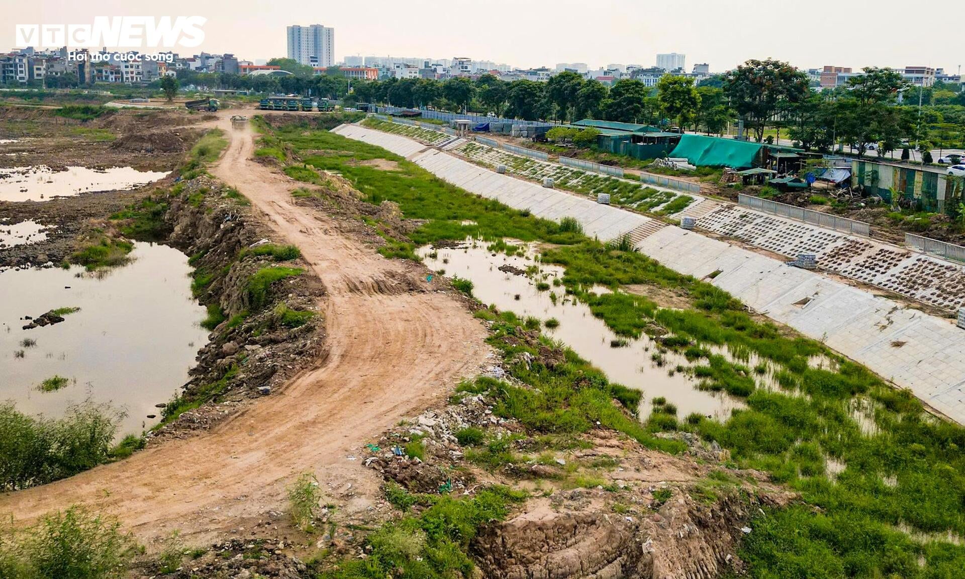 Hồ điều h&ograve;a Cự Khối 30 ha tại Long Bi&ecirc;n: Tiến độ thi c&ocirc;ng v&agrave; kỳ vọng giảm ngập - Ảnh 5.