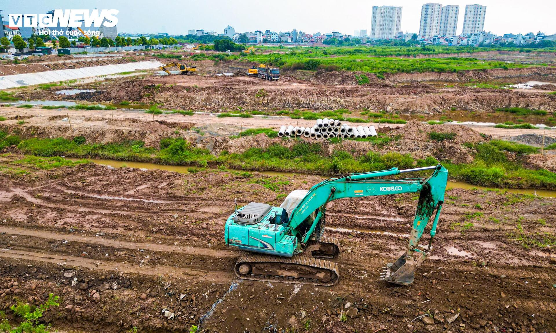 Hồ điều h&ograve;a Cự Khối 30 ha tại Long Bi&ecirc;n: Tiến độ thi c&ocirc;ng v&agrave; kỳ vọng giảm ngập - Ảnh 6.