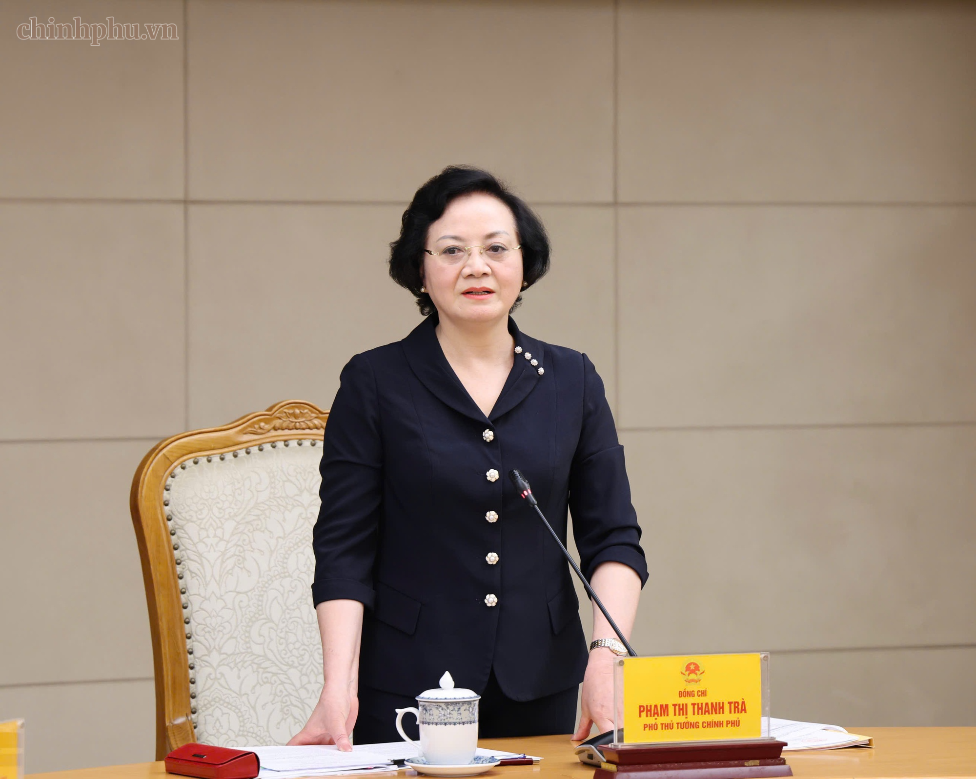 Ph&oacute; Thủ tướng phạm Thị Thanh Tr&agrave; Chỉ đạo triệt ph&aacute; doanh nghiệp sản xuất h&agrave;ng giả 2026 - Ảnh 1.