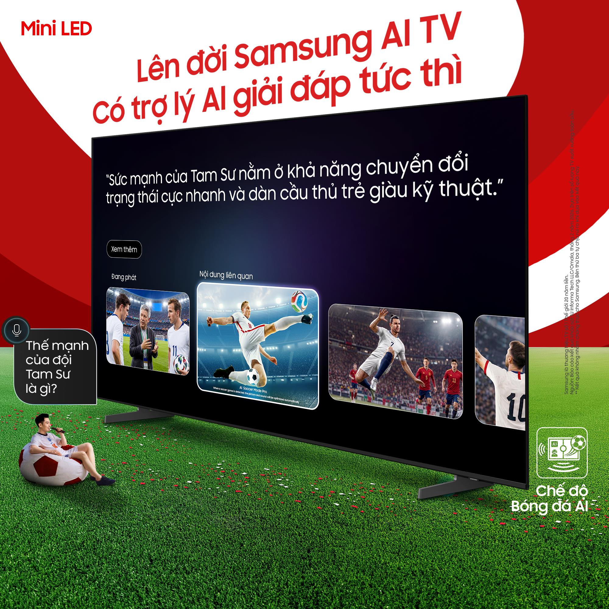 &ldquo;Chiến hữu&rdquo; AI tr&ecirc;n Samsung AI TV l&agrave;m nức l&ograve;ng t&iacute;n đồ b&oacute;ng đ&aacute; - Ảnh 4.