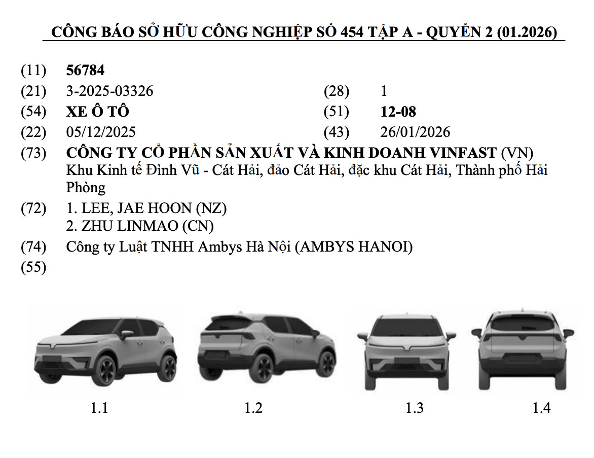 Xe lạ dễ là VinFast VF 5 mới lộ diện trên đường: Dáng quen thuộc nhưng cấu trúc đèn khác biệt, cánh gió lớn, có thể đổi cả nội thất - Ảnh 3.