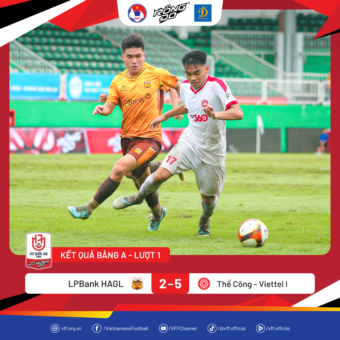 Thể Công Viettel và PVF thắng lớn ngày ra quân VCK U17 Quốc gia 2026 - Ảnh 1.