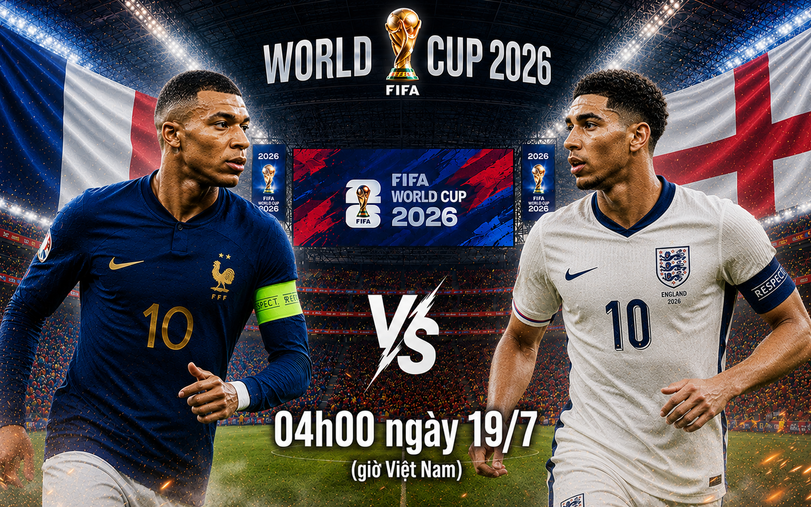 Siêu máy tính dự đoán Pháp vs Anh: Pháp tạo mưa bàn thắng, Mbappe cướp ngôi World Cup của Messi - Ảnh 1. Siêu máy tính dự đoán Pháp vs Anh: Pháp tạo mưa bàn thắng, Mbappe cướp ngôi World Cup của Messi - Ảnh 1.